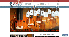 Desktop Screenshot of kennedyviolins.com