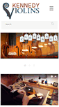Mobile Screenshot of kennedyviolins.com